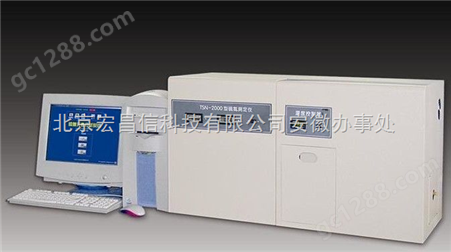 TS-2000型荧光硫测定仪  样品种类: 液体、固体和气体测量范围: 0.2～5000mg/L（S）；0.1～5000mg/L（N）