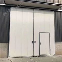 重型工业门 钢结构厂房推拉大门 静电喷涂易清洁