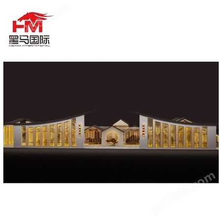上海国际展览 马来西亚特装设计搭建 180平方四面开 田园展厅
